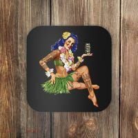 Hawaiian Pin Up Coaster thumb 0