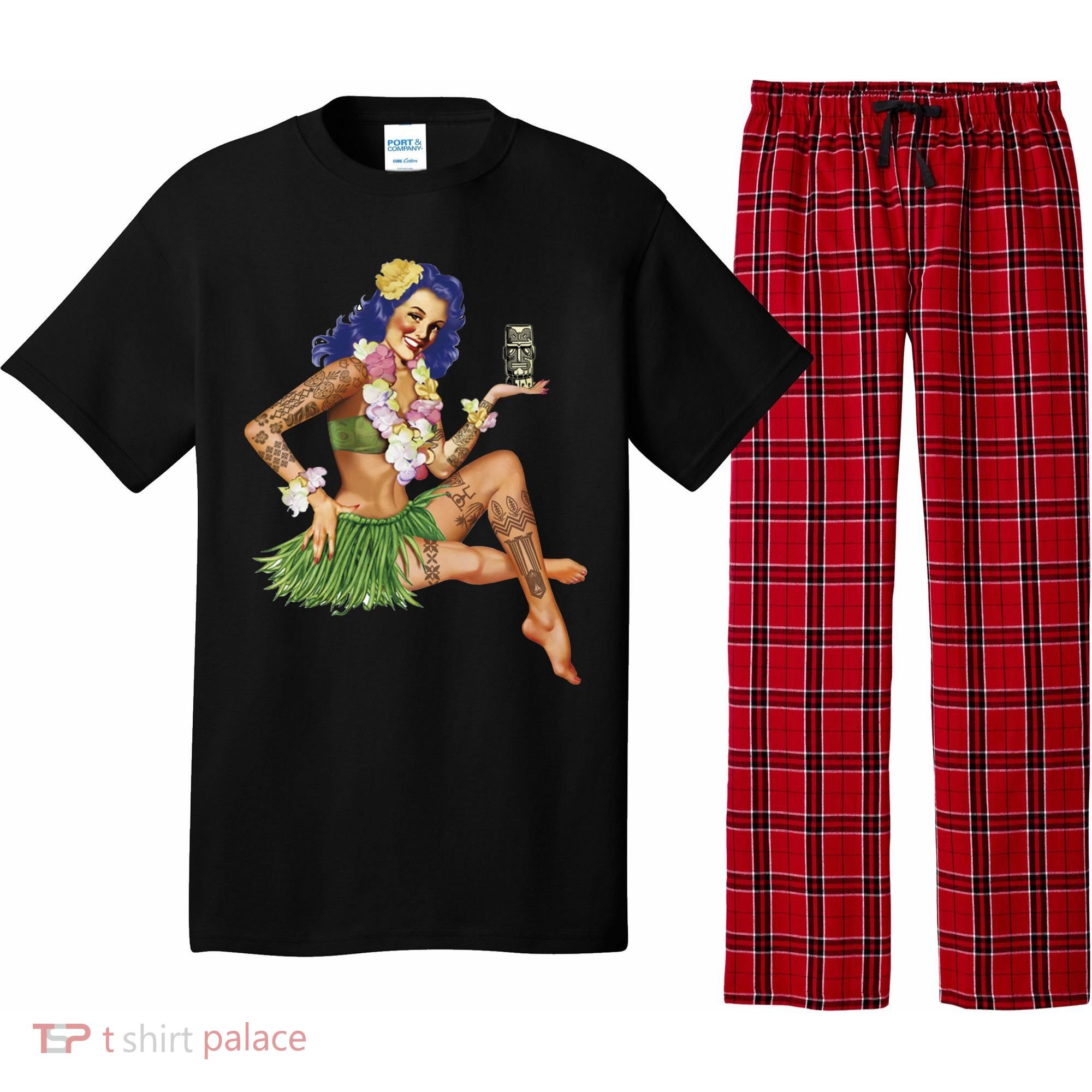 Hawaiian Pin Up Pajama Set