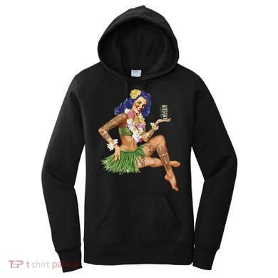 Hawaiian Pin Up Women's Hoodie