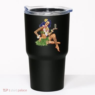 Hawaiian Pin Up Tumbler