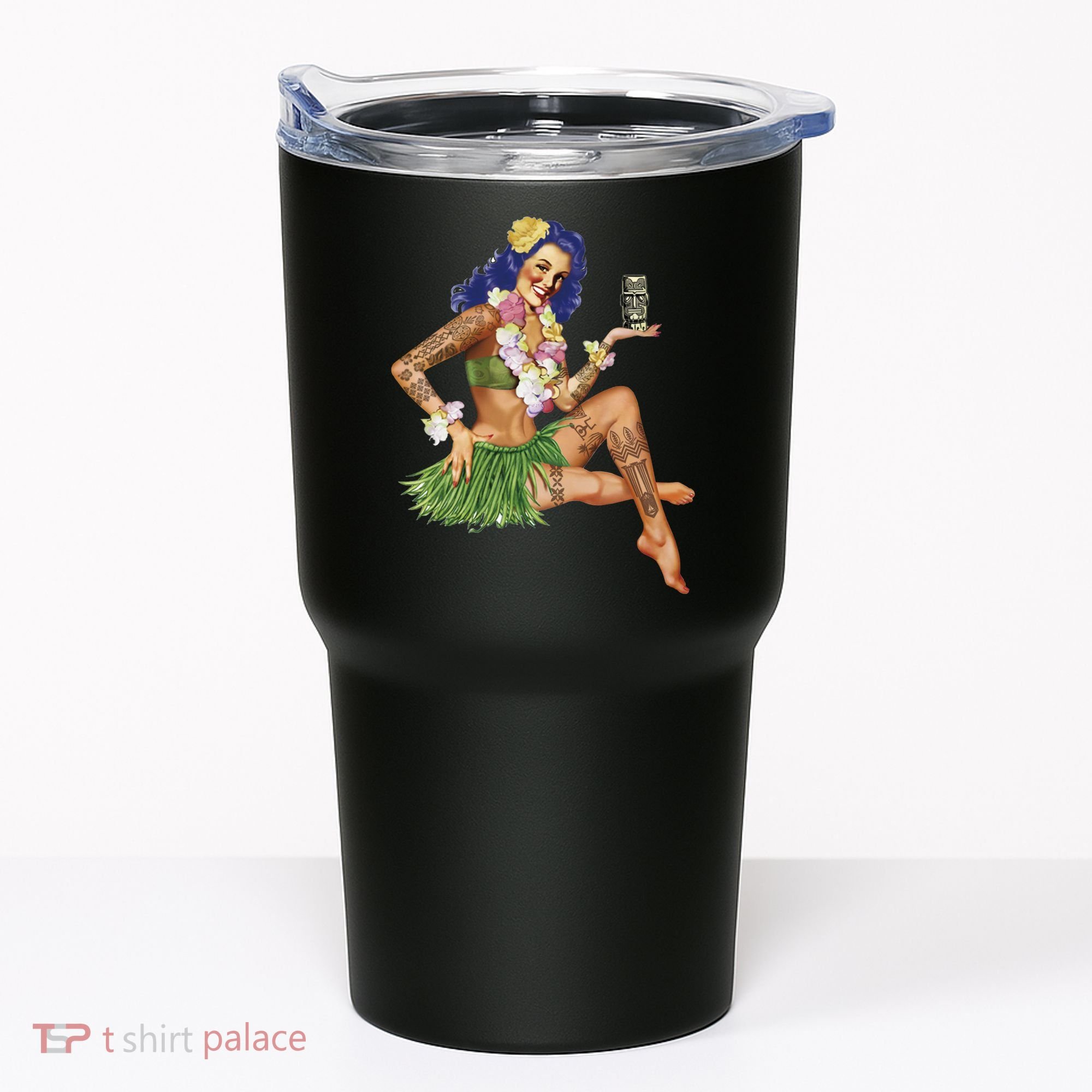 Hawaiian Pin Up Tumbler