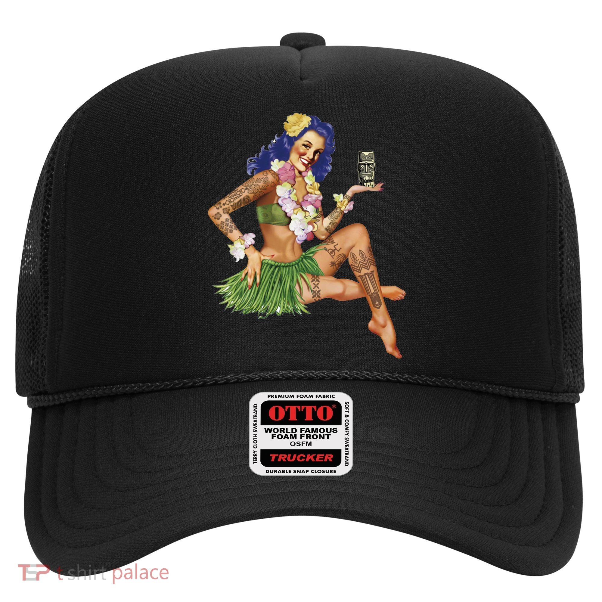Hawaiian Pin Up Hat