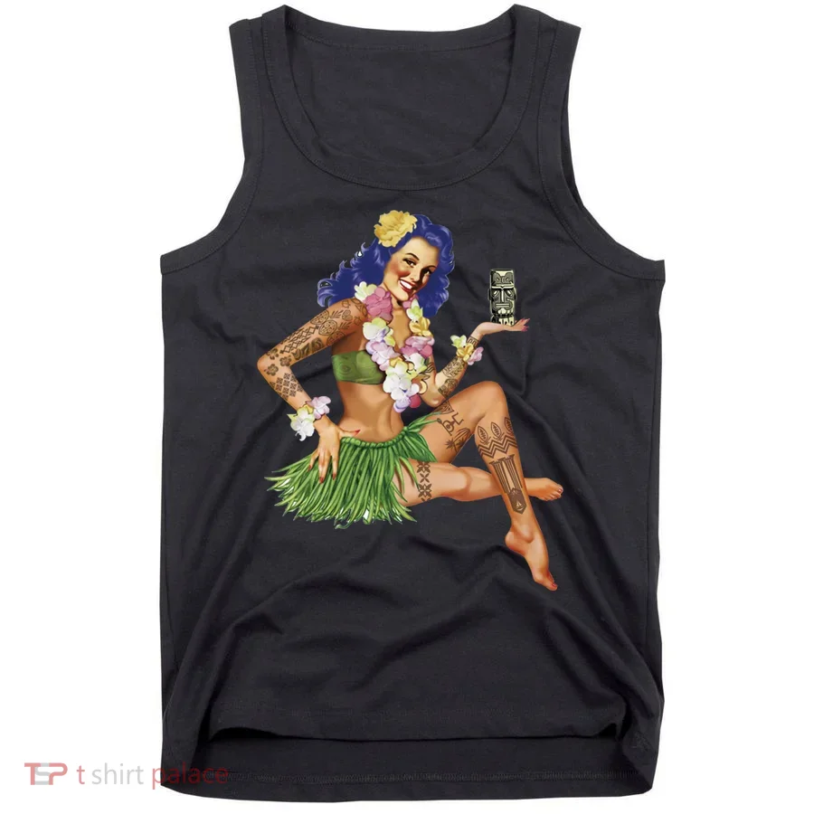 Hawaiian Pin Up Tank Top