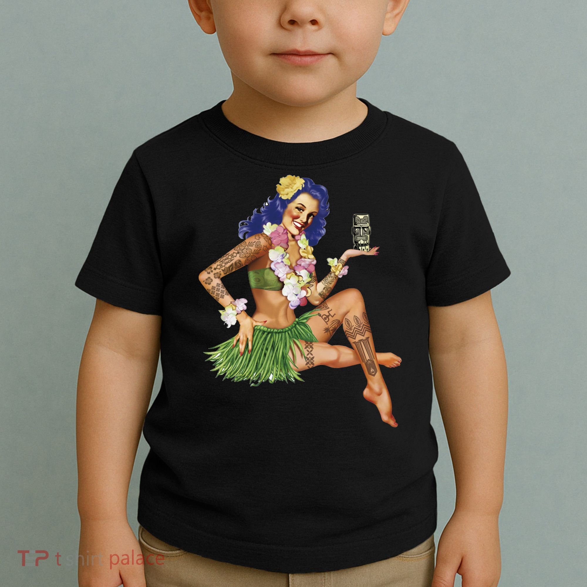 Hawaiian Pin Up Toddler T-Shirt