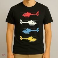 Helicopter Pilot Vintage Aviation Flying Helicopters Pilots T-Shirt thumb 3