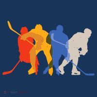 Hockey Players Vintage Retro Sports Gift T-Shirt thumb 7