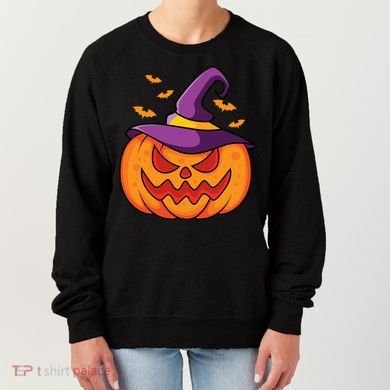 Halloween Pumpkin Witch Women's Sweatshirt