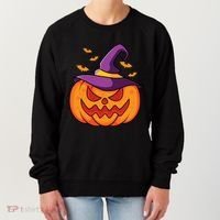 Halloween Pumpkin Witch Women's Sweatshirt thumb 0