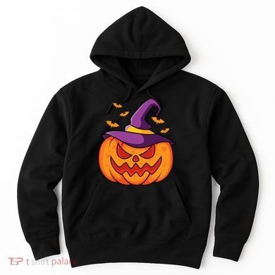 Halloween Pumpkin Witch Hoodie
