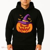 Halloween Pumpkin Witch Hoodie thumb 2