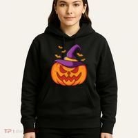 Halloween Pumpkin Witch Hoodie thumb 5