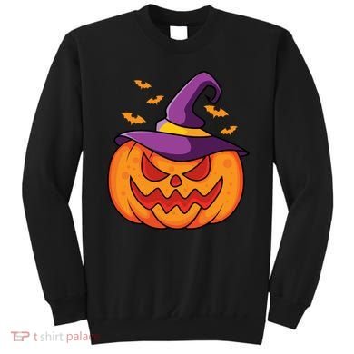 Halloween Pumpkin Witch Sweatshirt