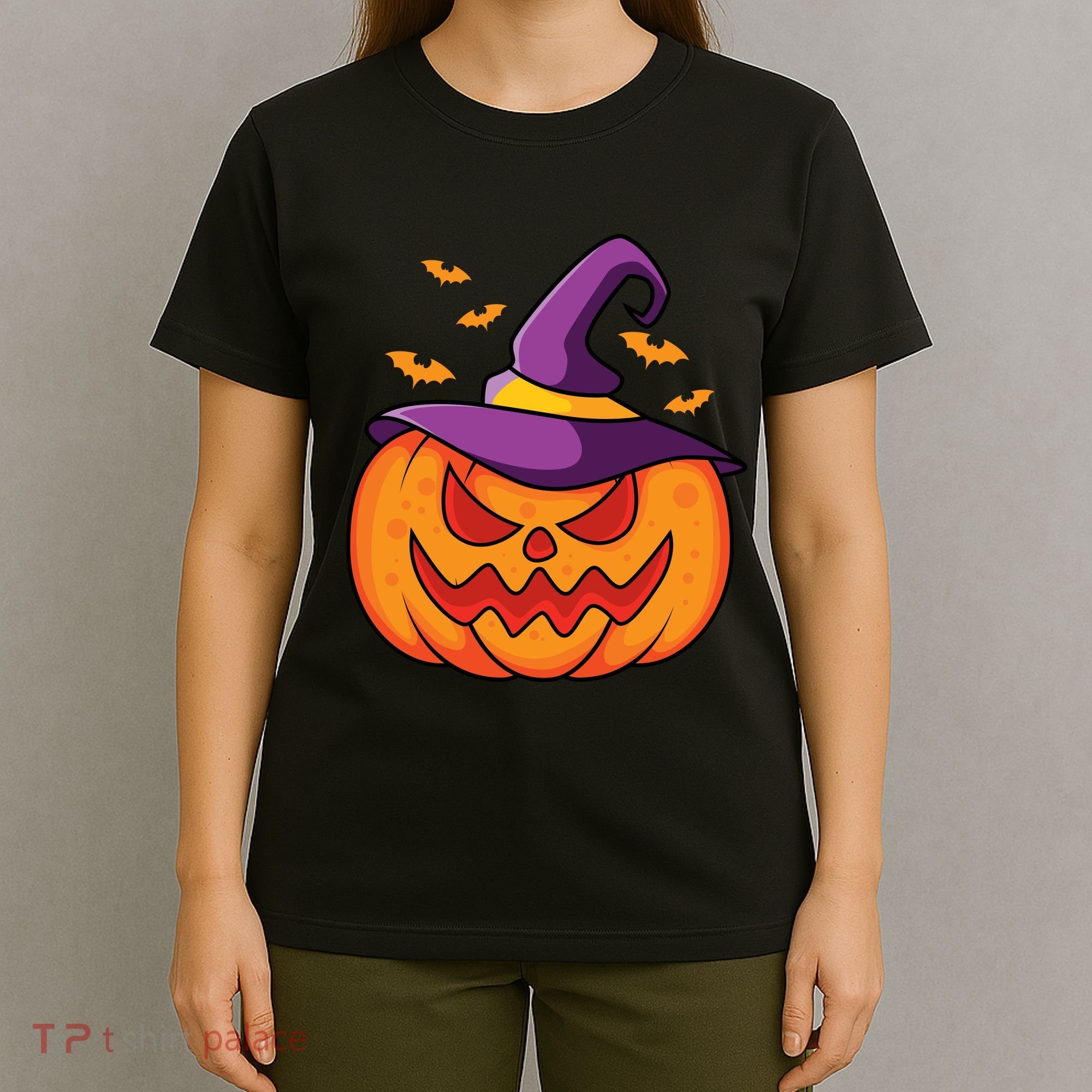 Halloween Pumpkin Witch T-Shirt