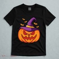 Halloween Pumpkin Witch T-Shirt thumb 5