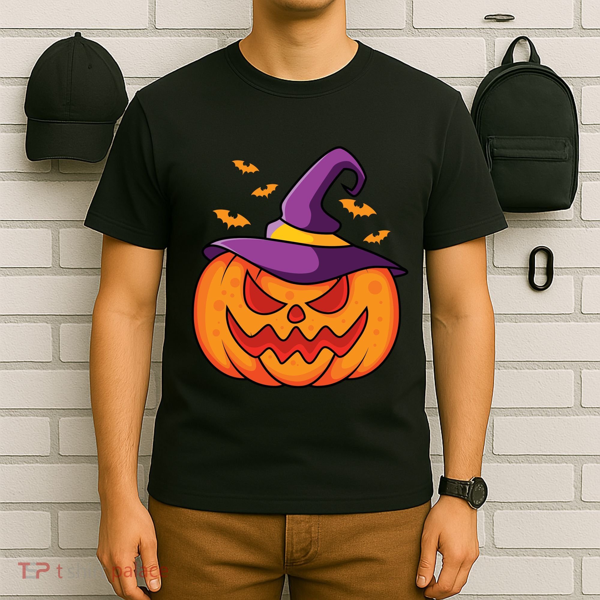 Halloween Pumpkin Witch T-Shirt