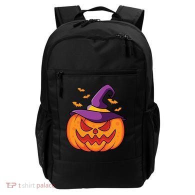 Halloween Pumpkin Witch Backpack