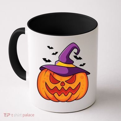 Halloween Pumpkin Witch Coffee Mug