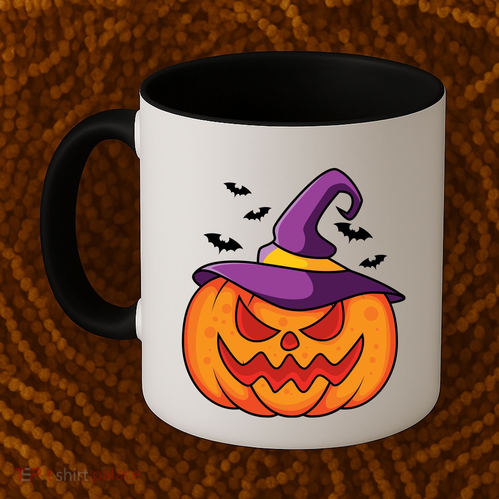 Halloween Pumpkin Witch Coffee Mug