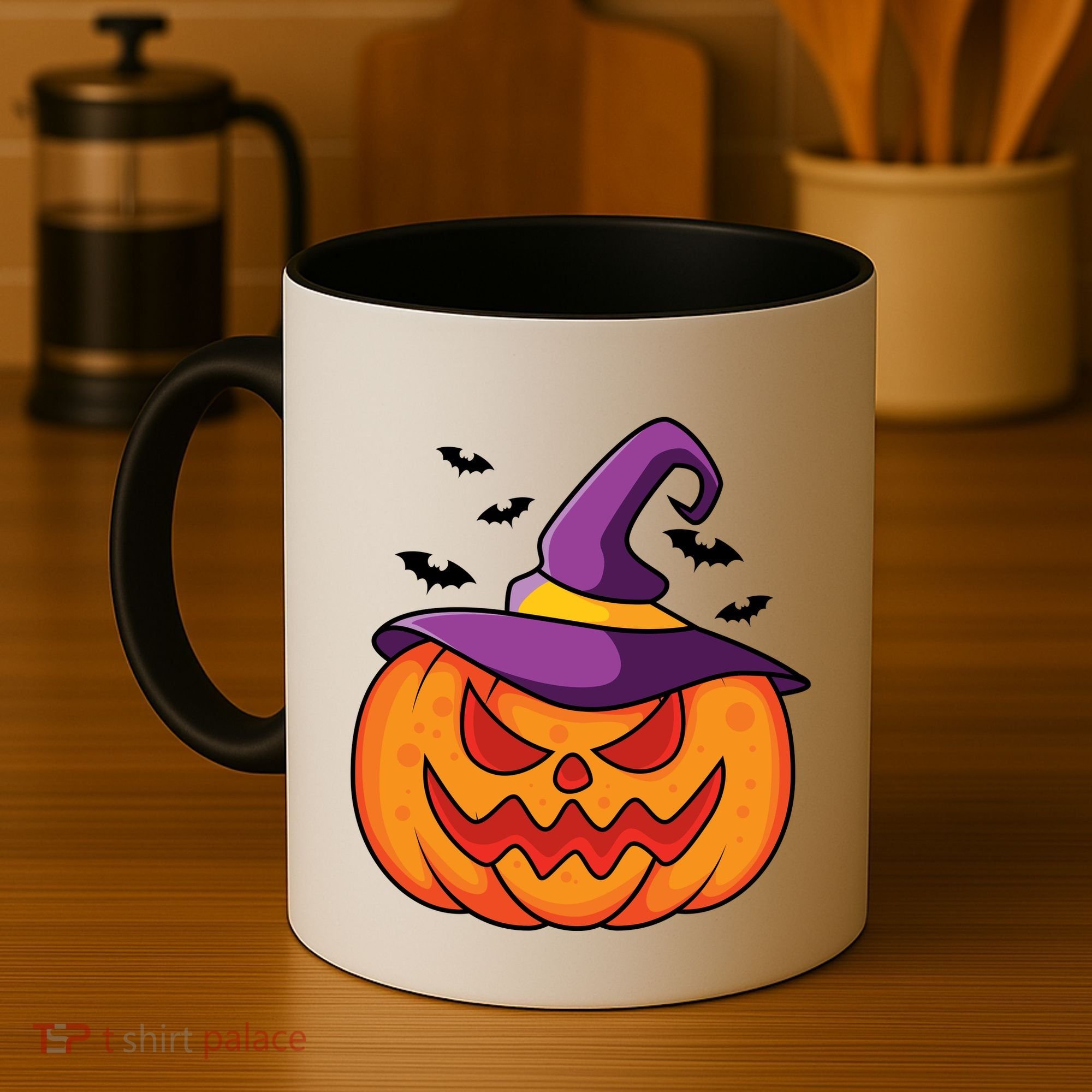 Halloween Pumpkin Witch Coffee Mug