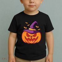Halloween Pumpkin Witch Toddler T-Shirt thumb 2