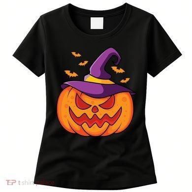Halloween Pumpkin Witch Women's T-Shirt