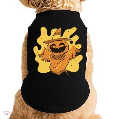 Halloween Pumpkin Witch Doggie Tank