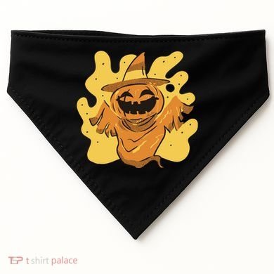 Halloween Pumpkin Witch USA-Made Doggie Bandana