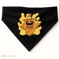 Halloween Pumpkin Witch USA-Made Doggie Bandana thumb 0