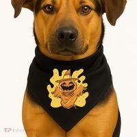 Halloween Pumpkin Witch USA-Made Doggie Bandana thumb 1