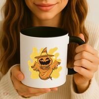 Halloween Pumpkin Witch Coffee Mug thumb 3