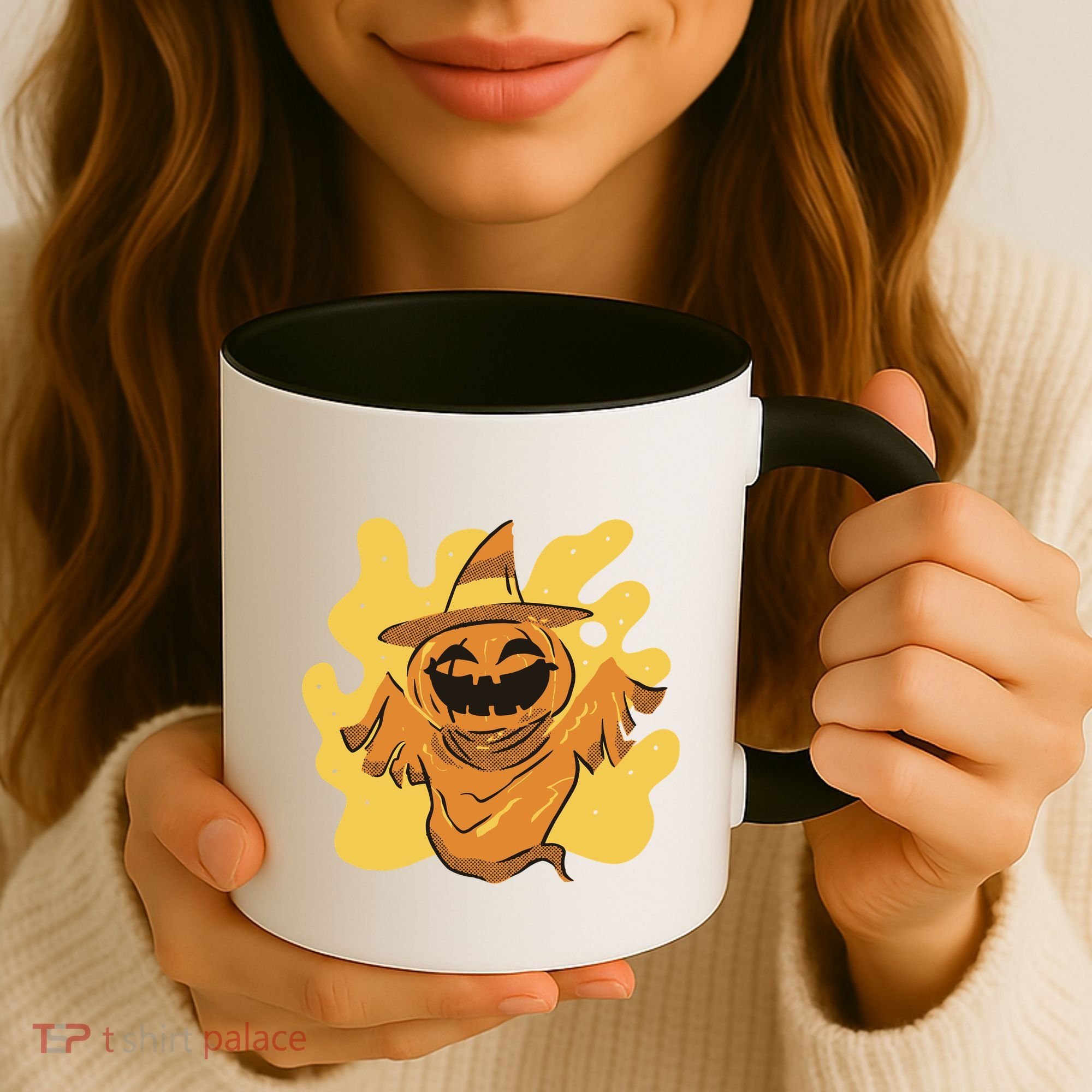 Halloween Pumpkin Witch Coffee Mug