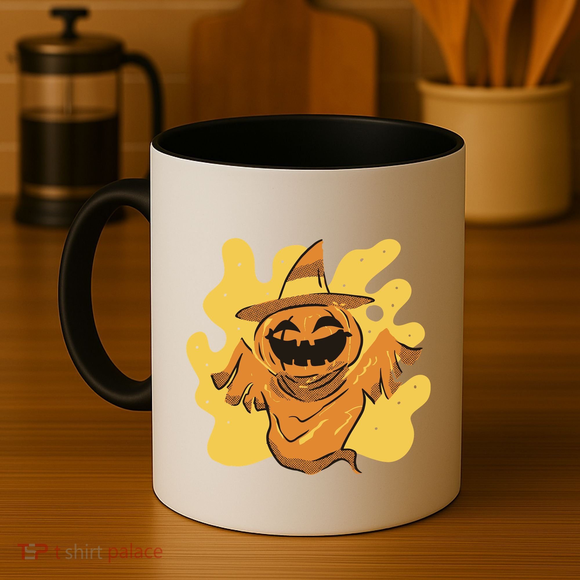 Halloween Pumpkin Witch Coffee Mug