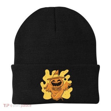 Halloween Pumpkin Witch Beanie