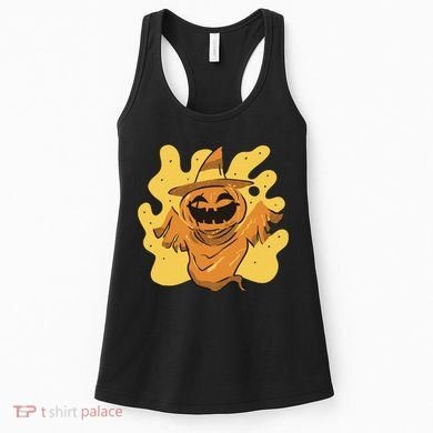Halloween Pumpkin Witch Women's Tank Top