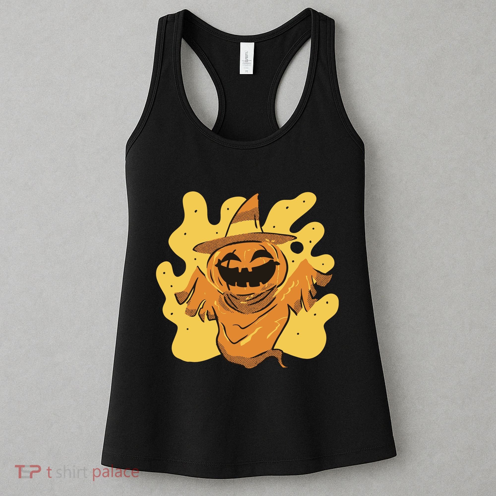 Halloween Pumpkin Witch Women's Tank Top