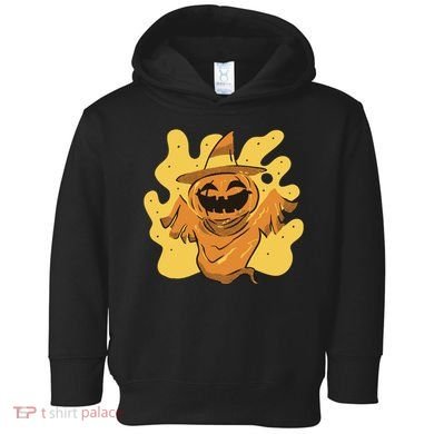 Halloween Pumpkin Witch Toddler Hoodie