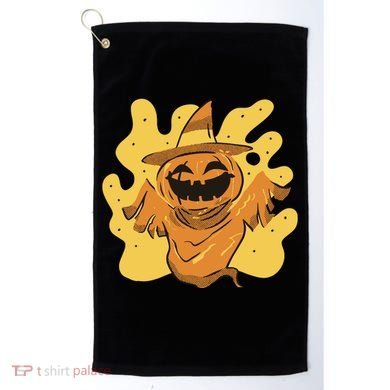 Halloween Pumpkin Witch Golf Towel