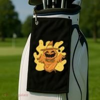 Halloween Pumpkin Witch Golf Towel thumb 2