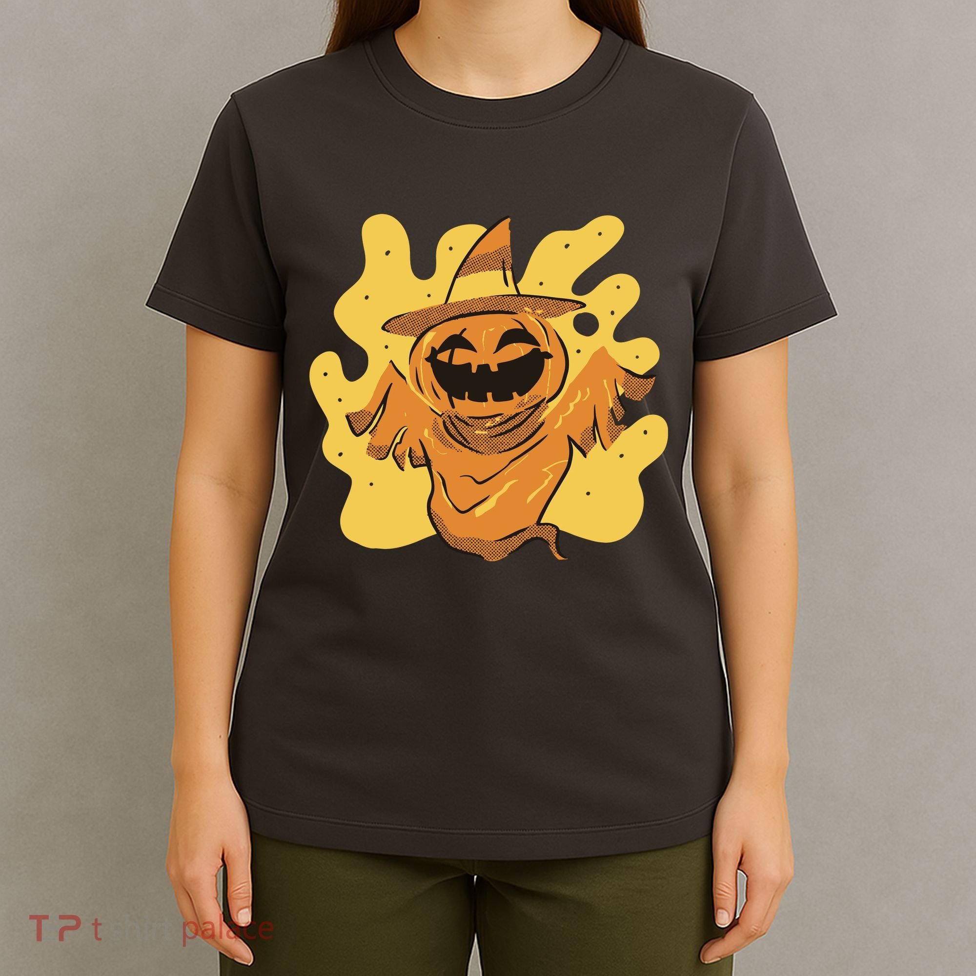 Halloween Pumpkin Witch T-Shirt