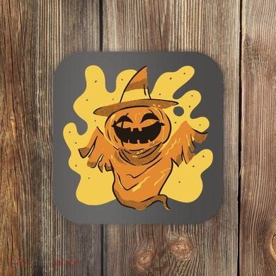 Halloween Pumpkin Witch Coaster