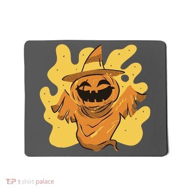Halloween Pumpkin Witch Mousepad