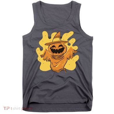 Halloween Pumpkin Witch Tank Top