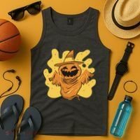 Halloween Pumpkin Witch Tank Top thumb 4