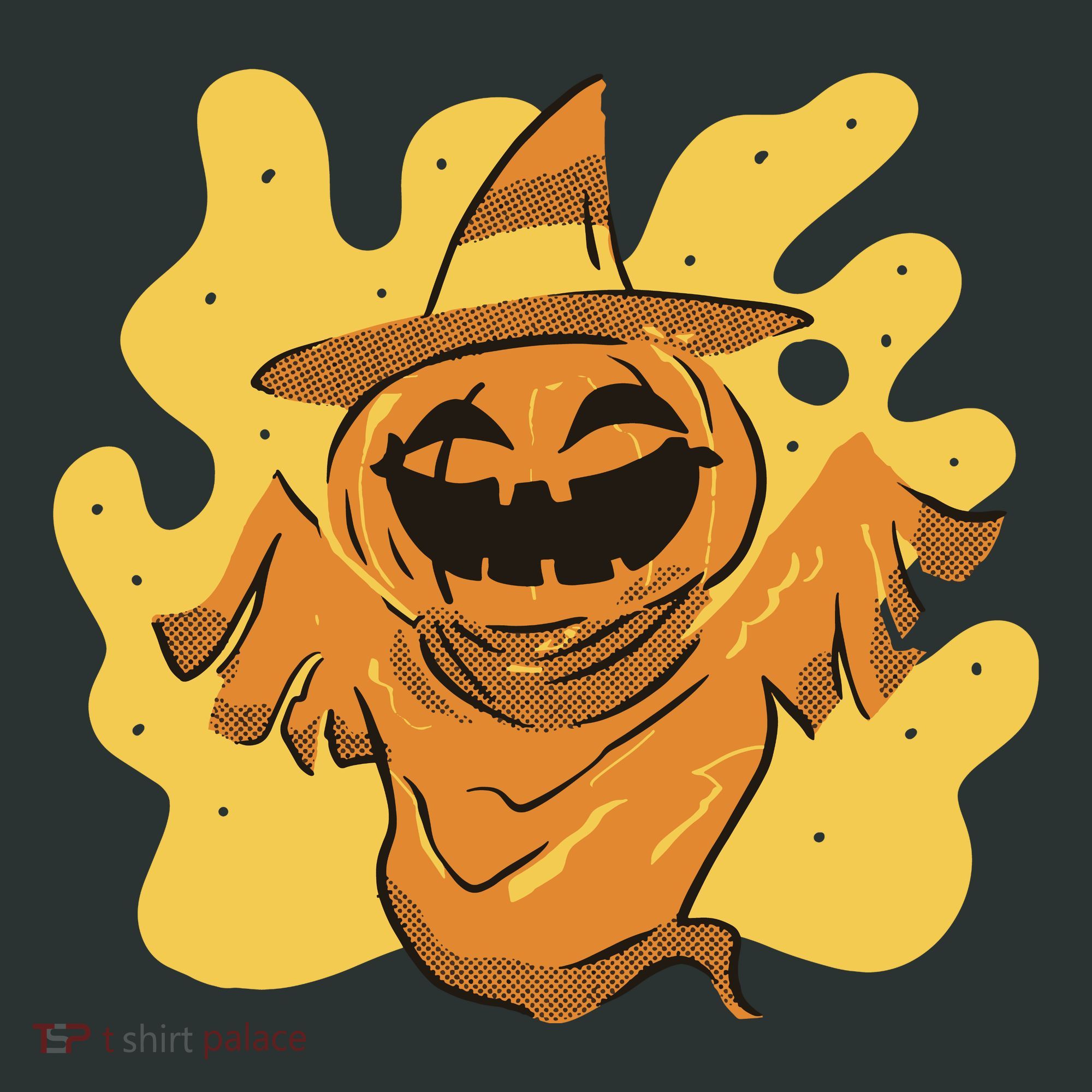 Halloween Pumpkin Witch Tank Top
