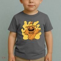 Halloween Pumpkin Witch Toddler T-Shirt thumb 2