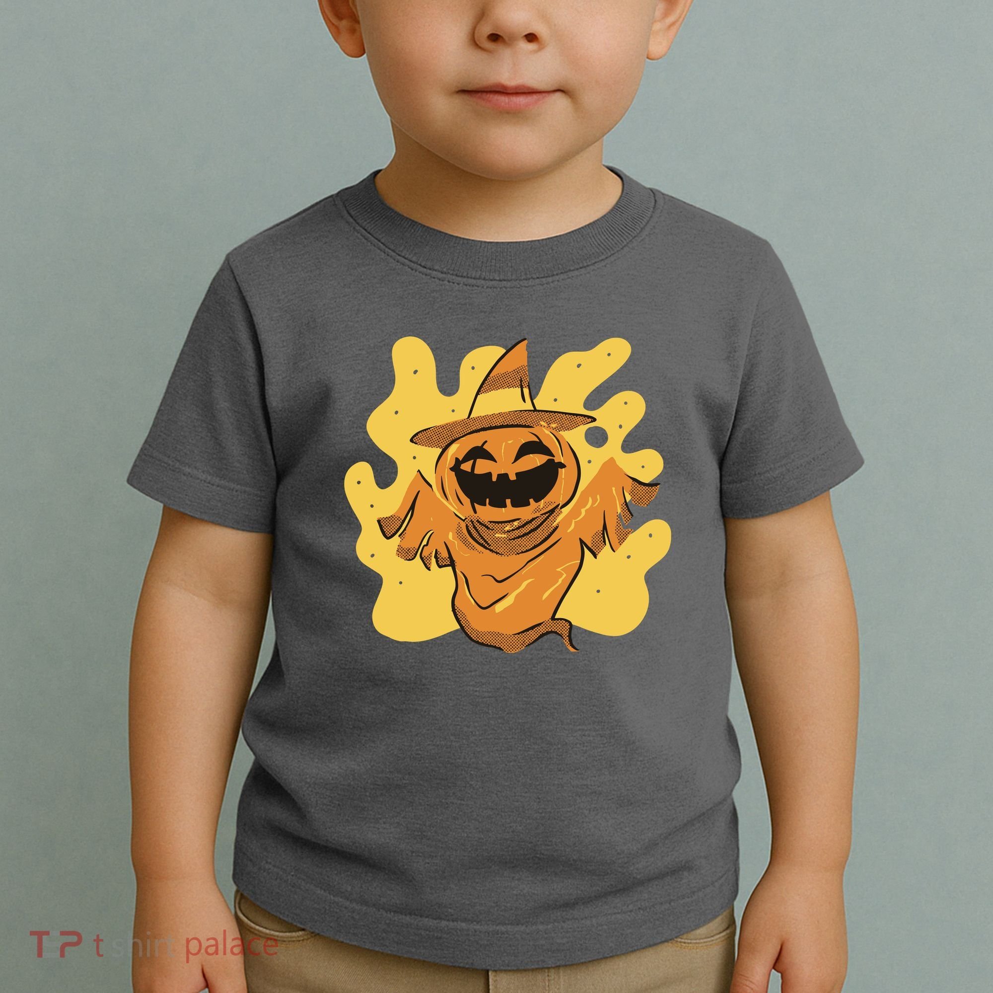 Halloween Pumpkin Witch Toddler T-Shirt