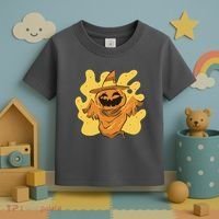 Halloween Pumpkin Witch Toddler T-Shirt thumb 3