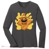 Halloween Pumpkin Witch Women's Long Sleeve Shirt thumb 0