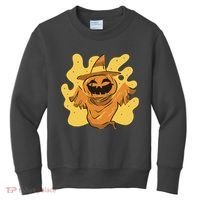 Halloween Pumpkin Witch Kids Sweatshirt thumb 0