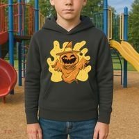 Halloween Pumpkin Witch Kids Hoodie thumb 2